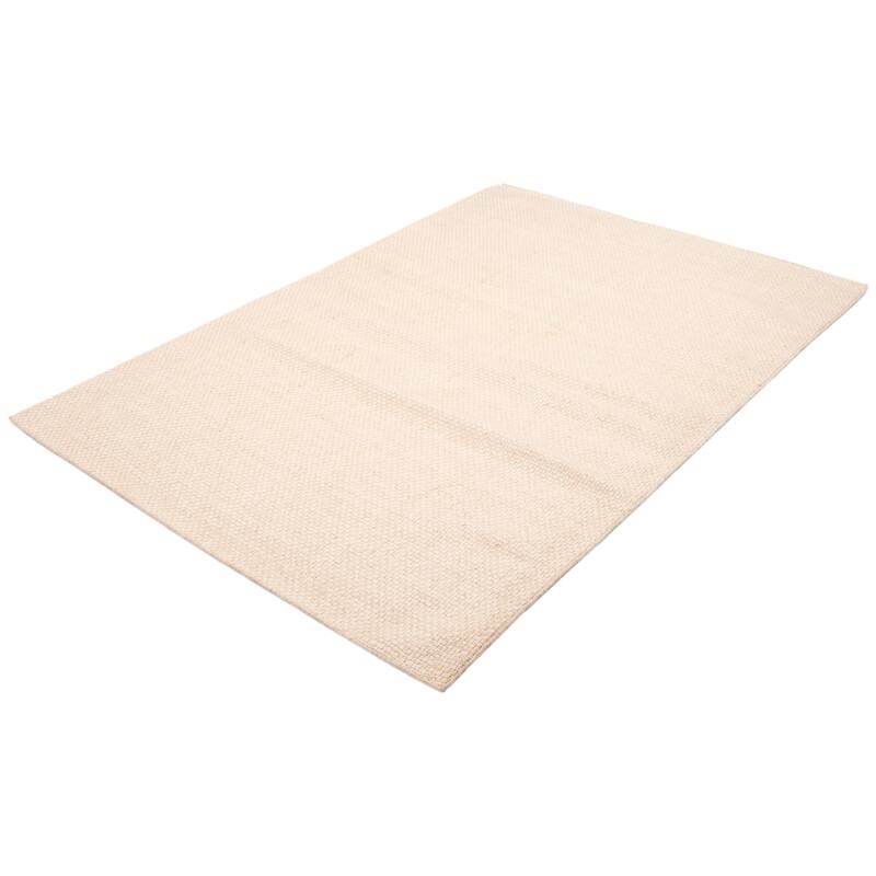 ECARPETGALLERY Hand Tufted Sienna Pink Wool Rug - 6'7 x 9'9