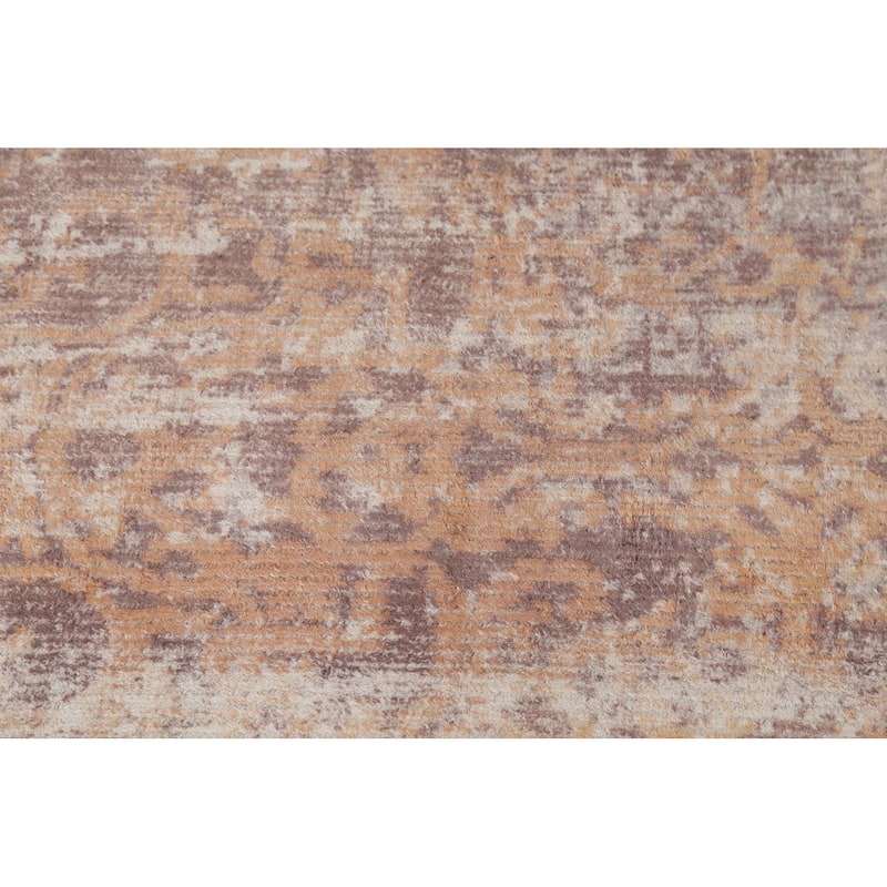 Abstract Indian Area Rug Handmade Wool Carpet - 7'9"x 10'0"