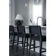 preview thumbnail 49 of 58, Nathan James Cohen Faux Leather Counter or Bar Height Stool, Solid Wood Frame with Footrest and Woven Leather Back