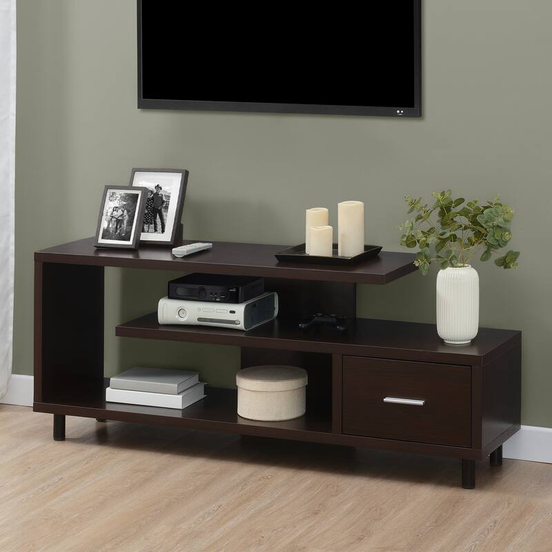 Convenience Concepts Seal TV Stand for TVs up to 65 Inches - Espresso