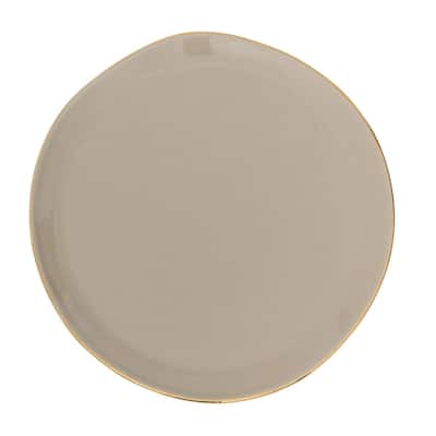 Good Morning Breakfast Plate Gray Morn