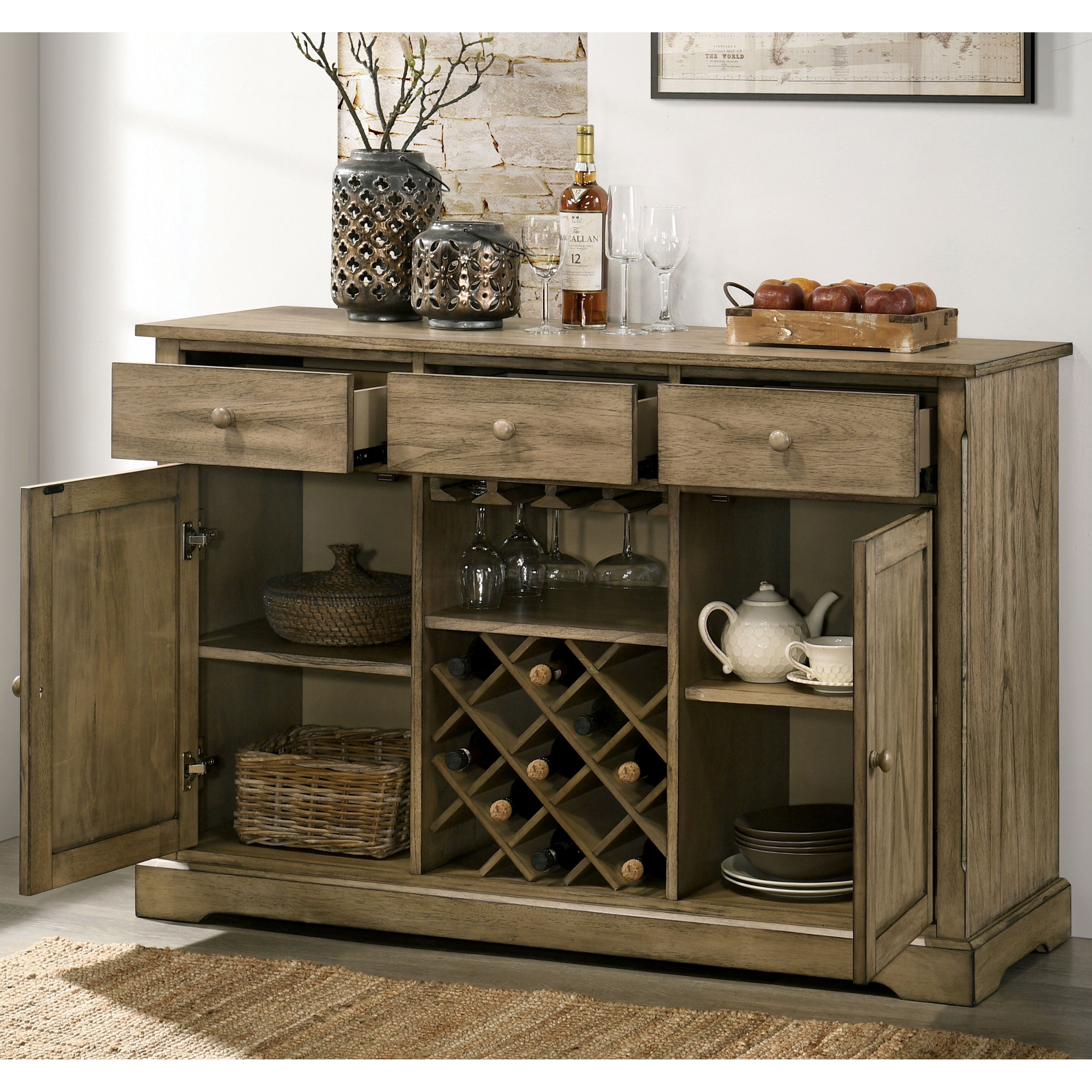 Rustic wine online buffet