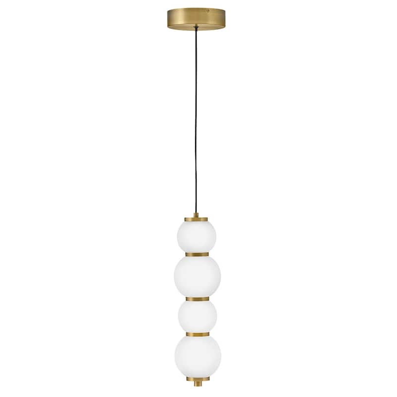 Hinkley Lighting 47397 Trigo 6" Wide LED Mini Pendant with Etched Opal
