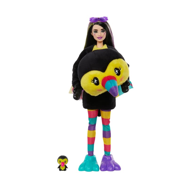 Barbie Cutie Reveal Jungle Series Doll, Toucan Plush Costume