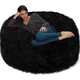 Plush Faux Fur - Black