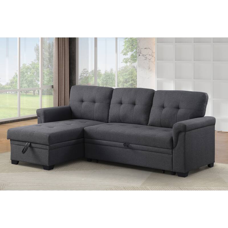 Modern Minimalist And Slightly Nest L - Shaped Lounger With Storage Space