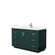 Option Green, Nickel Trim, Giotto Quartz Top