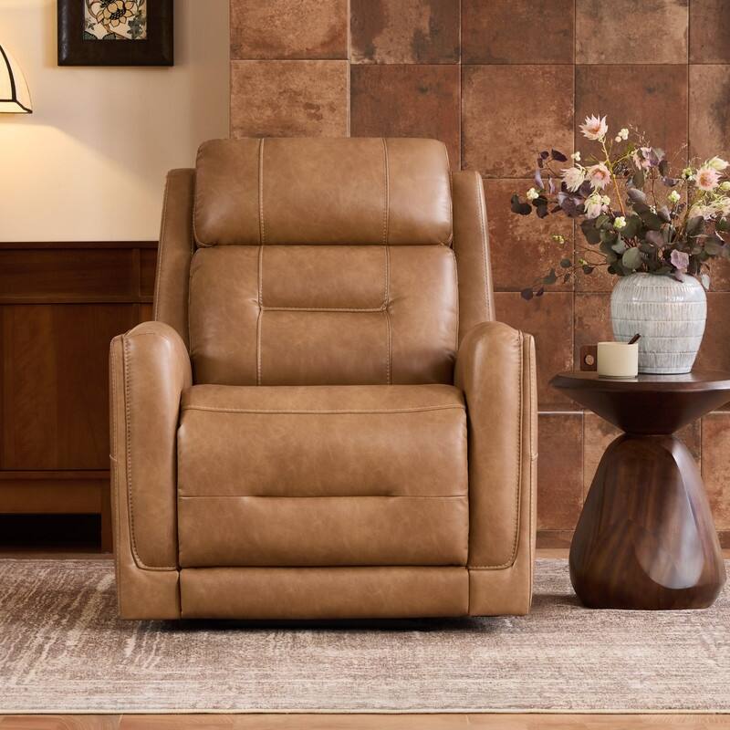Spruce & Spring Power Recliner Chair Wall Hugger with Power Headrest