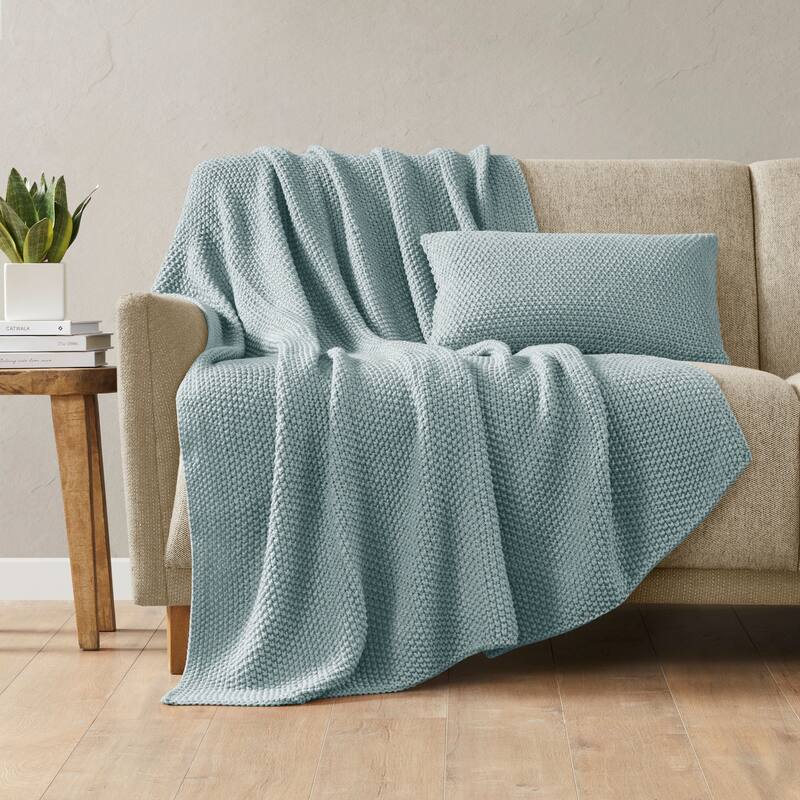 INK+IVY Bree Knit Oblong Pillow Cover