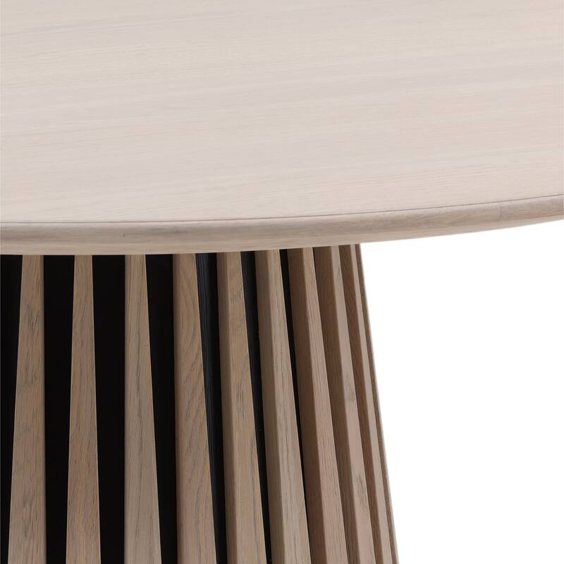 Ashford 51" Wide Oak Dining Table, Light Natural