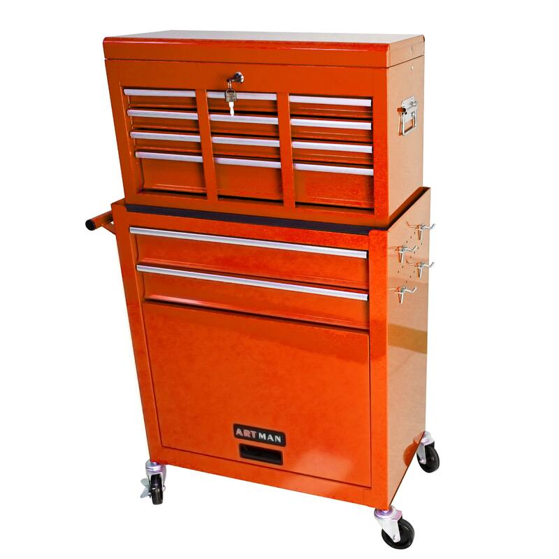 High Capacity Rolling Tool Chest with Wheels and 8 Drawers