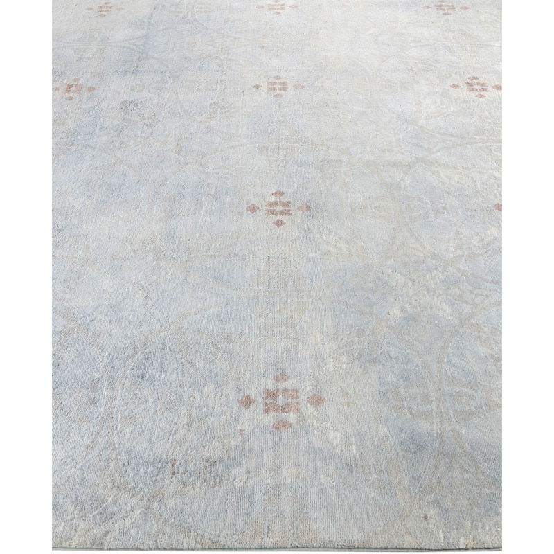 Overdyed One-of-a-Kind Hand-Knotted Area Rug - Gray - 8' 0" x 8' 6"