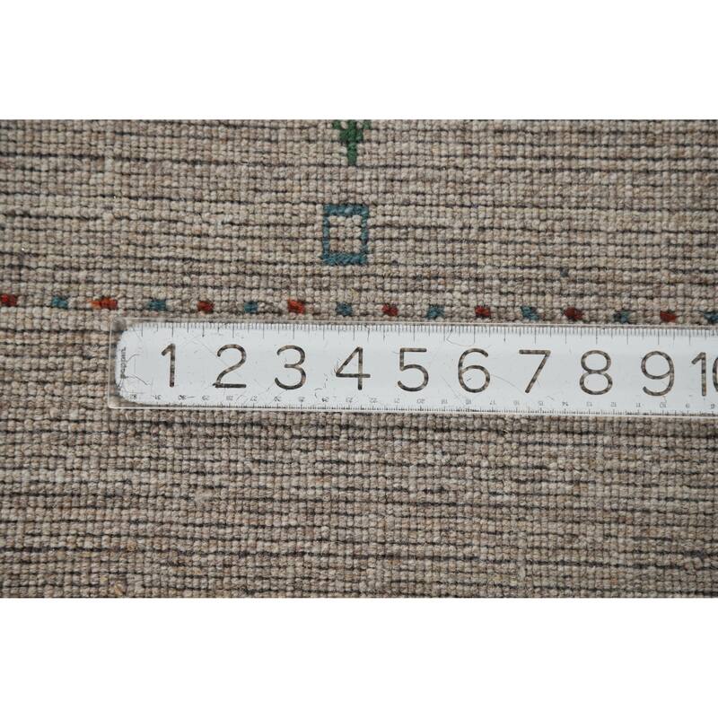 Tribal Gabbeh Indian Rug Handmade Contemporary Wool Carpet - 5'1" x 7'8"