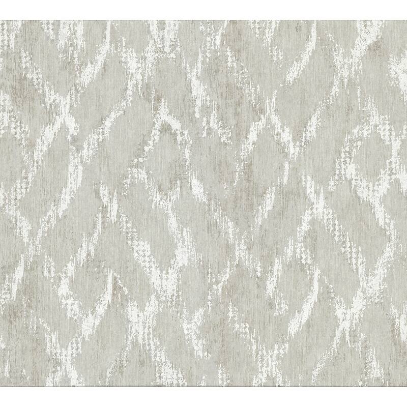 Michael, Bunter Grey Distressed Geometric, 33' L X 21" W, Wallpaper Roll