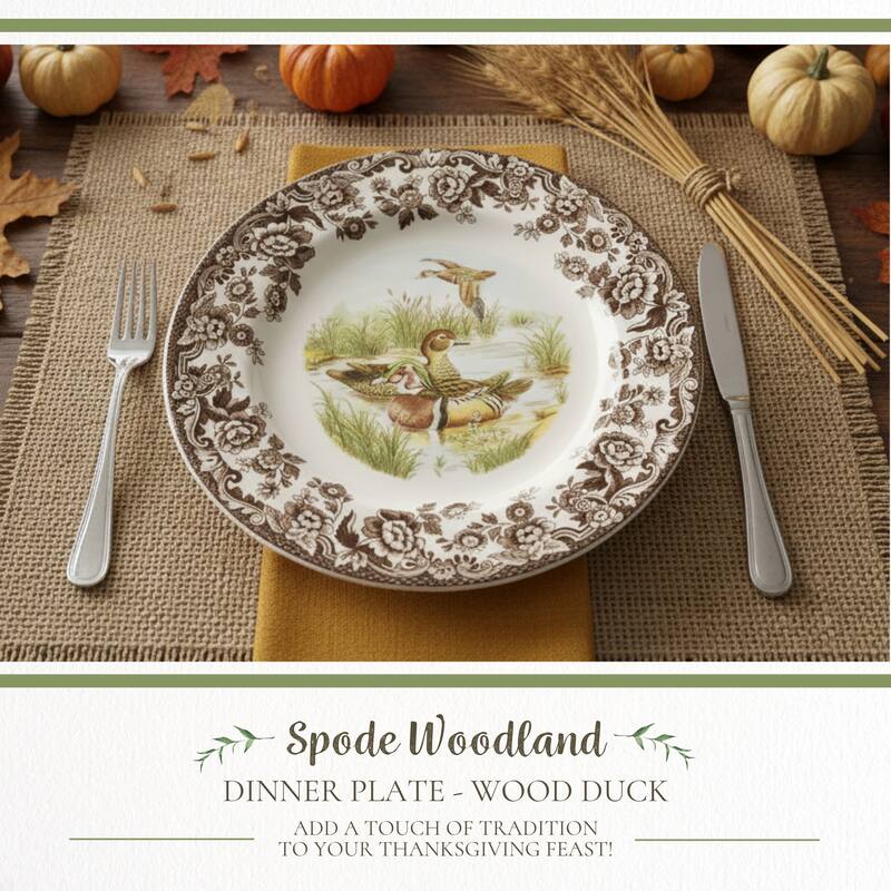 Spode Woodland Dinner Plate - Assorted Animals