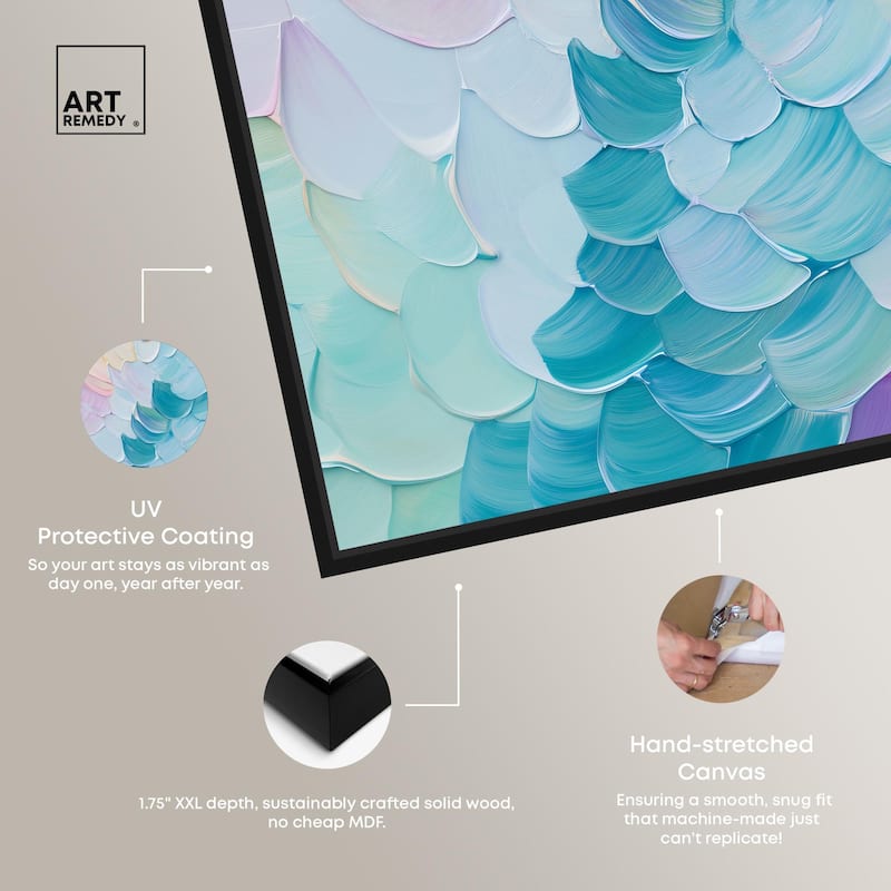 Mermaid Scales Canvas by Art Remedy