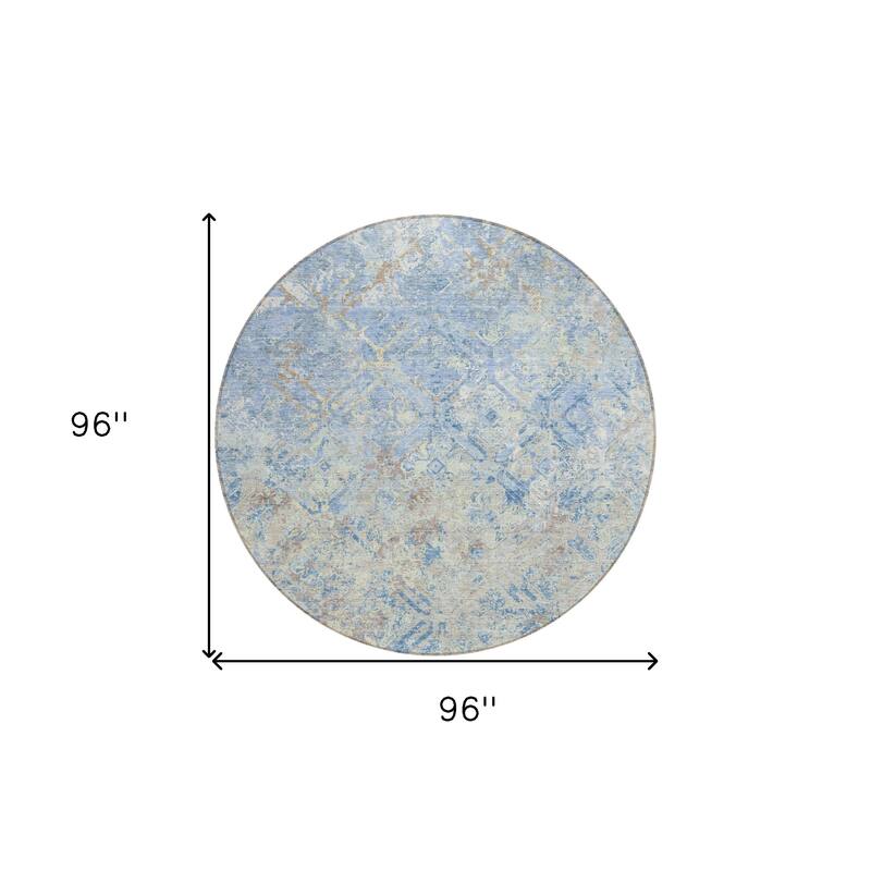 HomeRoots Geometric Transitional Rectangle Outdoor Rug