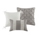 preview thumbnail 12 of 29, Madison Park Marla 7 Piece Lace Trim Comforter Set with Throw Pillows