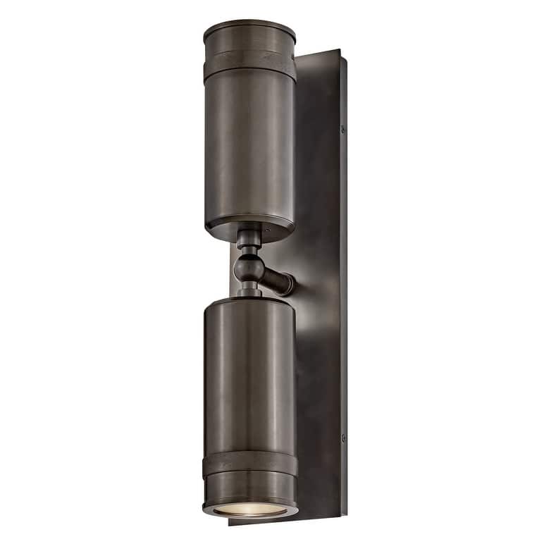 Hinkley Lighting 28814 Pratt 2 Light 19" Tall Wall Sconce - Black Oxide