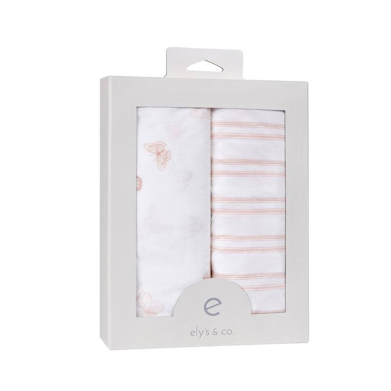 Ely's & Co. Baby Fitted Changing Pad Cover - Cradle Sheet Set - 2 Pack - 32" x 16"