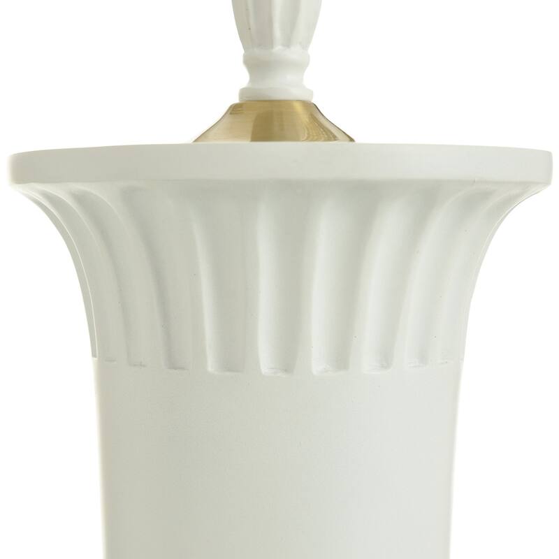 Dann Foley Lifestyle - Pleated Decorative Urn Vase with Lid - Brass Finish