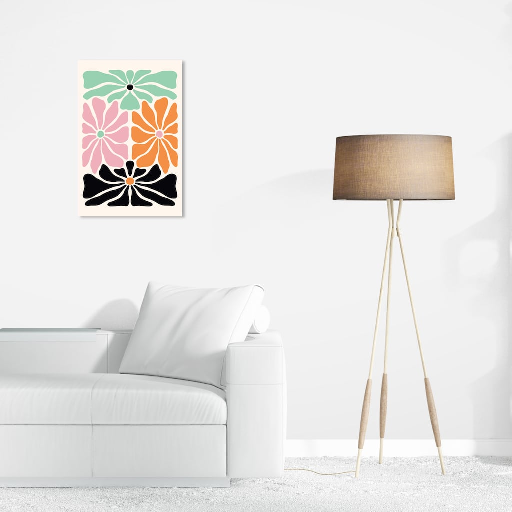 Wynwood Studio Canvas Floral and Botanical From the Florist Pink and Pastel Pink Modern & Contemporary Wall Art Canvas Print