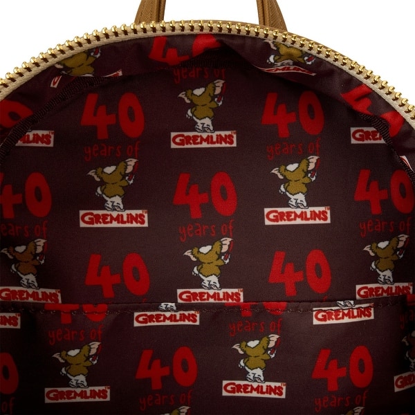 gremlins mini backpack Loungefly Holiday Gizmo Cosplay Mini-Backpack This is a faux leather mini POP by LOUNGEFLY Gremlins Stripe