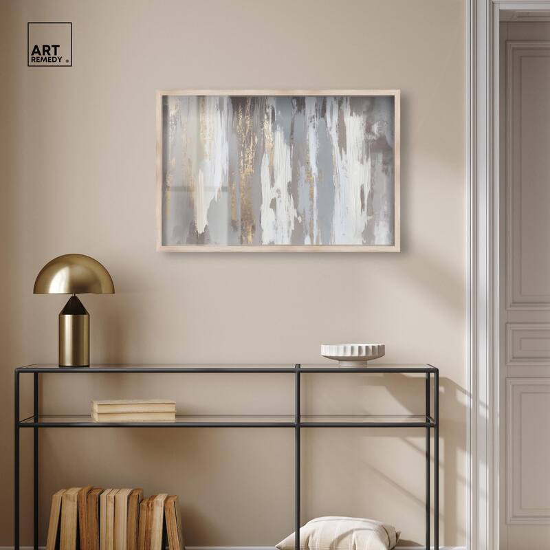 Flooding Gold II Shadowbox by Art Remedy