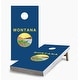 preview thumbnail 1 of 5, Montana State Flag Regulation 2x4 Cornhole Game Set 2x4 Boards (24" x 48") - Include ALL Accessories
