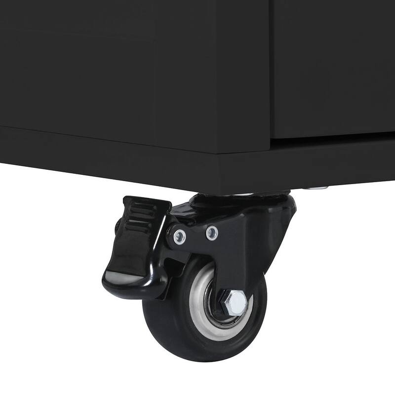 Store Kitchen Cart with Wheels and 8 Drawers