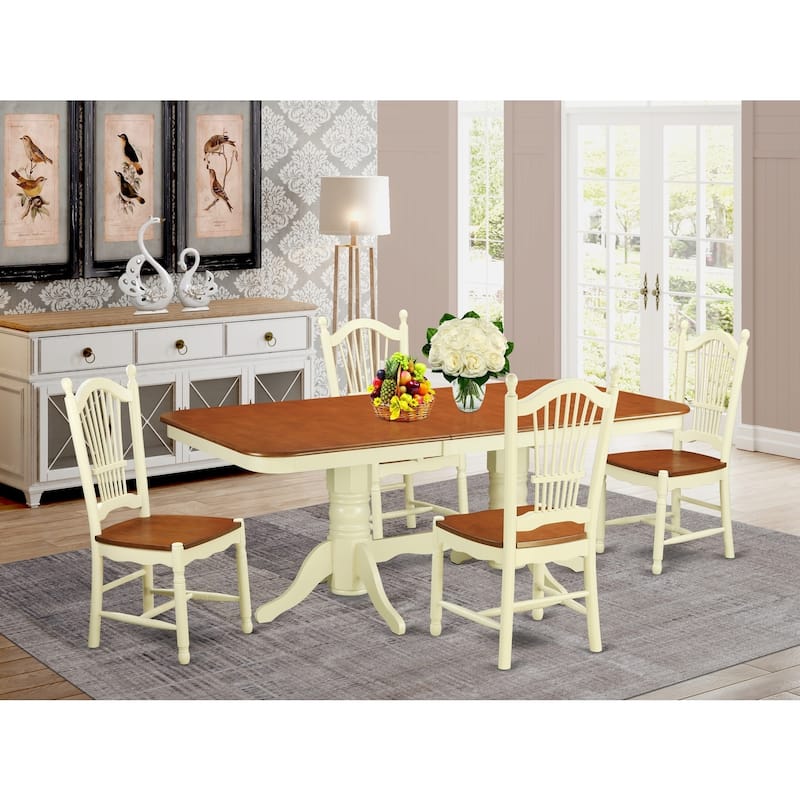 Dining Set Table & Chairs - Kitchen Dinette Set for Small Spaces - Modern Design