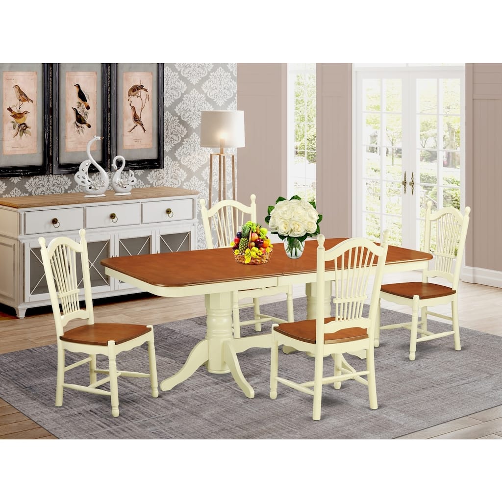 Dining Set Table & Chairs - Kitchen Dinette Set for Small Spaces - Modern Design
