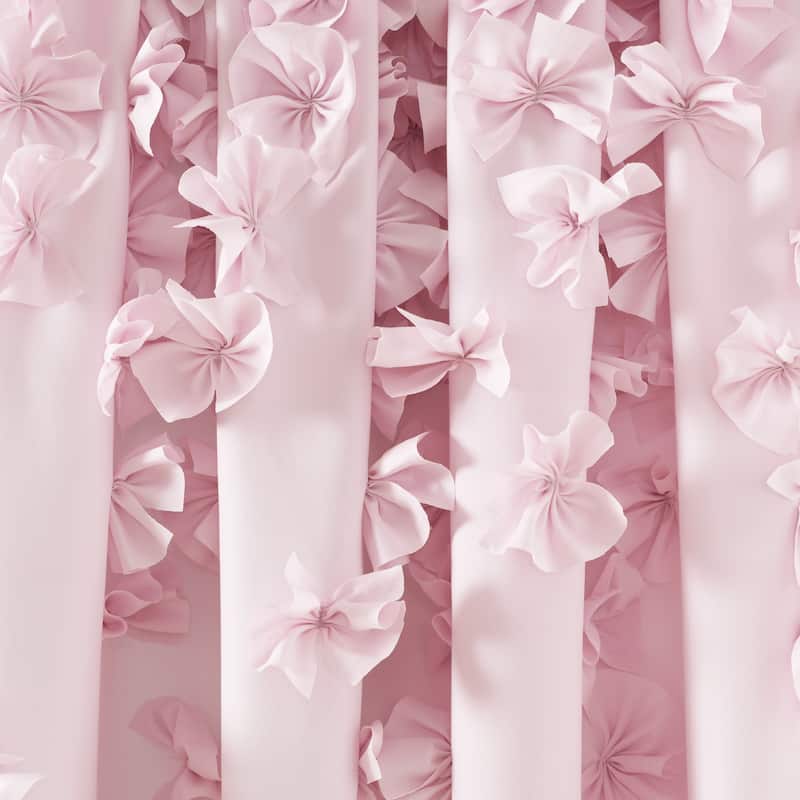 Silver Orchid Turpin Single Window Curtain Panel