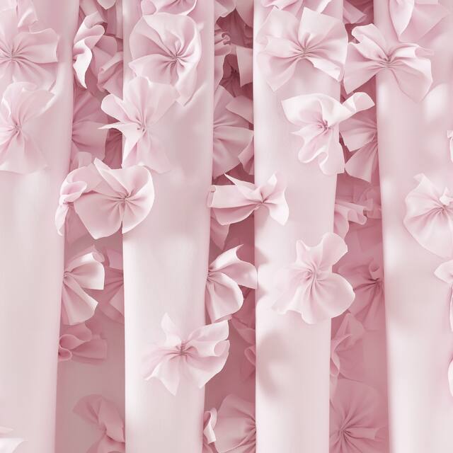 Silver Orchid Turpin Single Window Curtain Panel