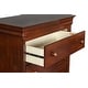 preview thumbnail 7 of 7, New Classic Furniture Rodgers Bordeaux 5-Drawer Chest with Lift-top