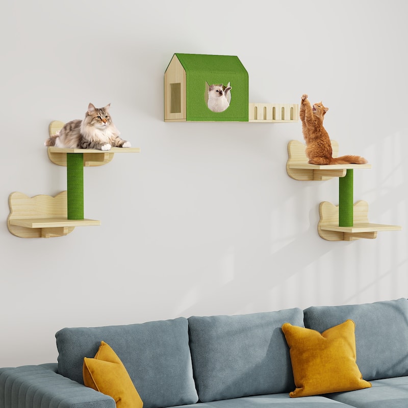 Cat Wall Shelves and Perches