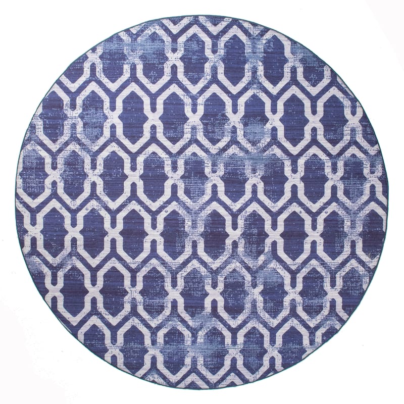 Nuloom Fae Geometric Machine Washable Indoor/Outdoor Area Rug