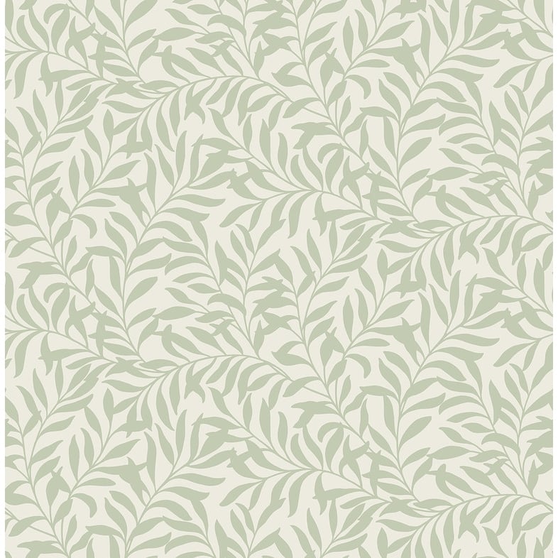 Salix Sage Leaf Wallpaper - Bed Bath & Beyond - 35366598