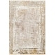 preview thumbnail 2 of 3, Cabote Abstract Border Viscose Blend Area Rug