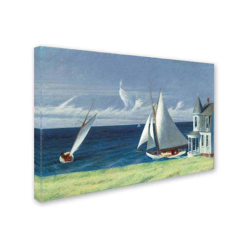 Edward Hopper 'The Lee Shore' Canvas Art
