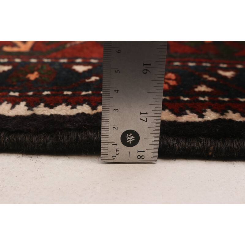 ECARPETGALLERY Hand-knotted Andelz Red Wool Rug - 4'7 x 6'10