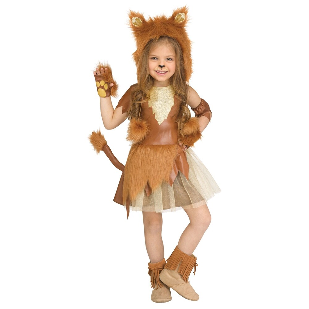 Shop Toddler Girls Lioness Animal Costume Overstock 29234547 Xl Size 4 6