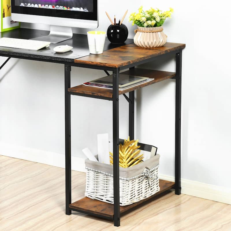 HomyLin Writing Table Home Office Desk Computer Desk for Study Working