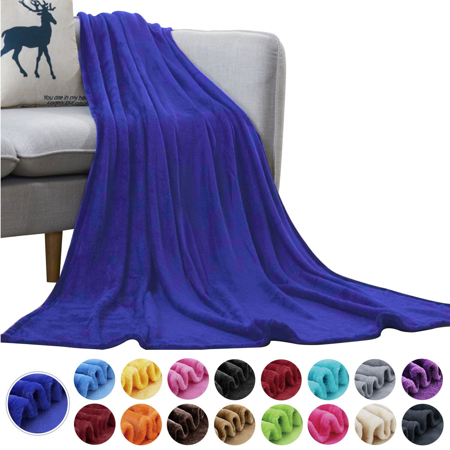 Lightweight microfiber blanket deals