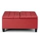 preview thumbnail 152 of 168, WYNDENHALL Elliot Transitional Table Ottoman