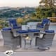 Option Navy Blue-Gray Rattan
