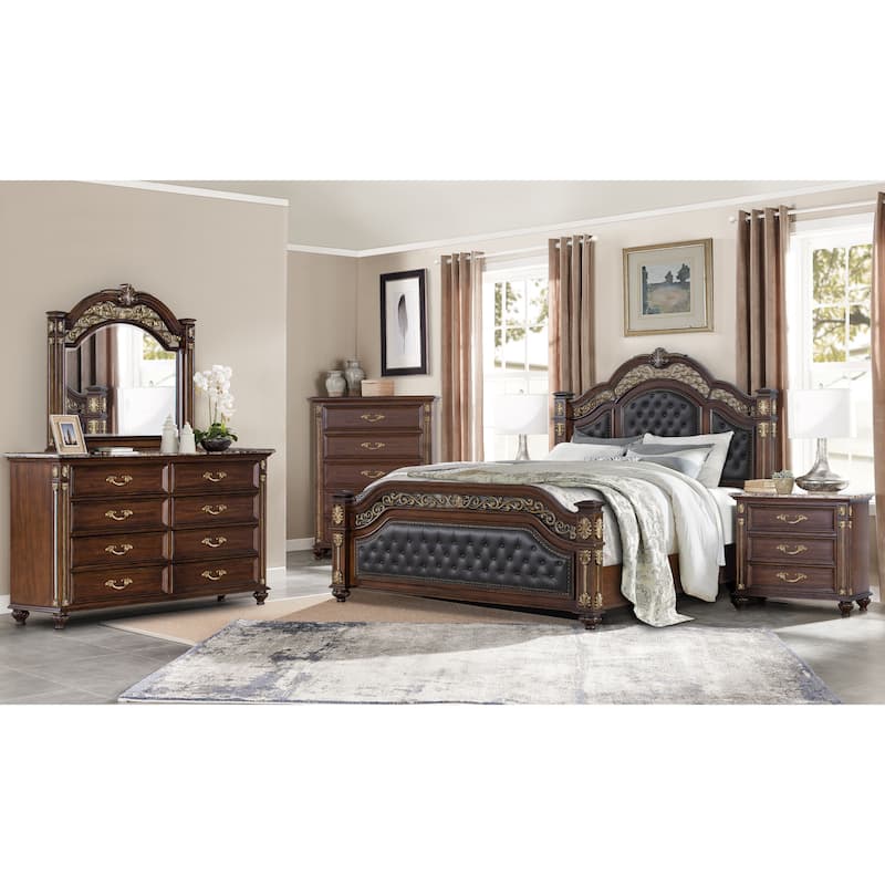 Marya Cherry Bedroom Set