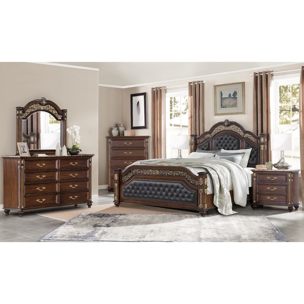 Marya Cherry Bedroom Set