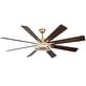 preview thumbnail 25 of 35, Bella Depot 72" Modern Large Ceiling Fan 6-speed Reversible with Dimmable Light and Remote for Family Room