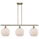 Option Antique Brass / White Glass with White Rope